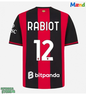 AC Milan Adrien Rabiot #12 Replika Hjemmebanetrøje 2026-27 Kortærmet